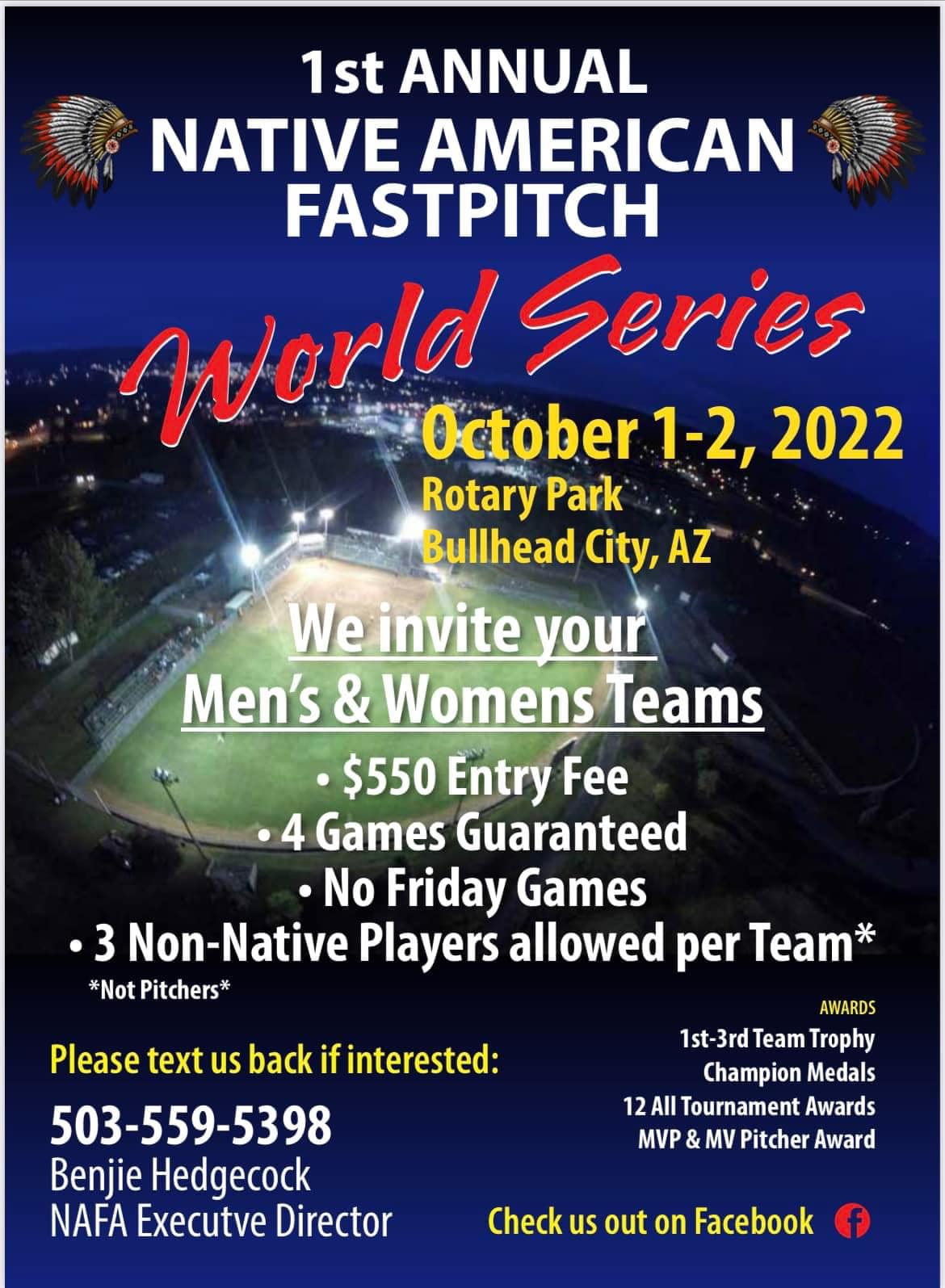 1st Annual Native American Fastpitch World Series